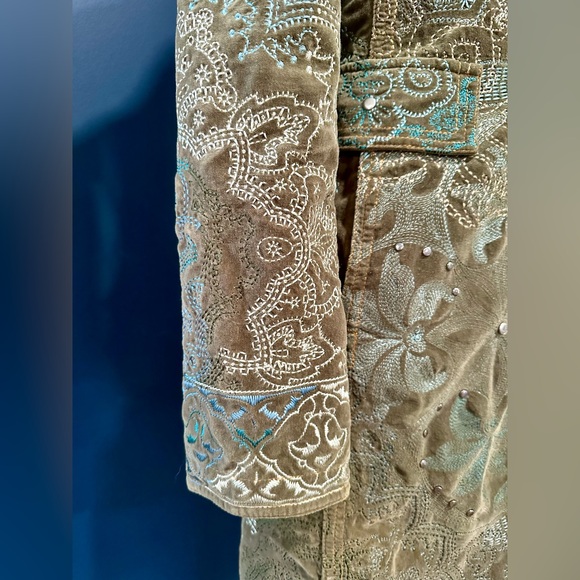 Johnny Was / Two Ten Ten Five Embroidered Duster Coat, Size XS - Picture 9 of 15